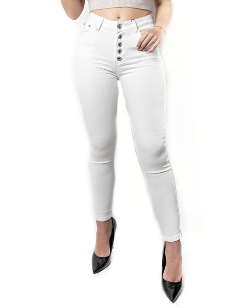 Jeans da donna bianco